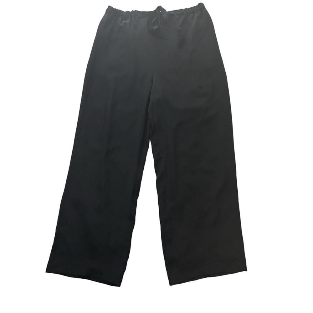Diane Von Furstenberg Black Wide-Leg Pants